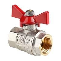 Кран шаровой полнопроходной VALTEC BASE 1/2" рукоятка-бабочка, ВР-ВР