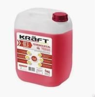 Теплоноситель KRAFT 65, 50кг красный этиленгликоль