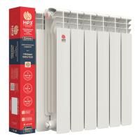 Радиатор биметаллический НРЗ серия ПРОФИ 500/100 8 секций вес 2,0кг 197Вт