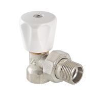 Клапан ручной VALTEC (компактный), для радиатора, угловой 1/2" (8/120)