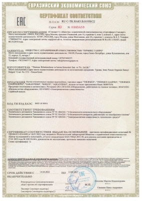  Настенный газовый котел THERMEX Andromeda 2-х контурный HM 24 кВт купить в Воронеже