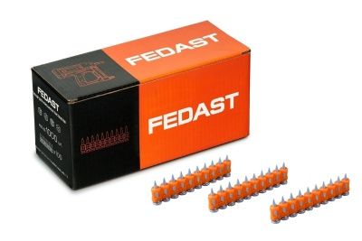  Гвозди 3.0*22 мм для монтажного пистолета с кованым наконечником  (10/1000) FEDAST купить в Воронеже