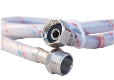  Гибкая подводка для воды 1/2" вр/нр, 30 см  ELKA оплетка нейлон ПВХ купить в Воронеже