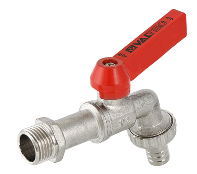  Кран водоразборный VALTEC 1/2'' со штуцером  (10/80) купить в Воронеже