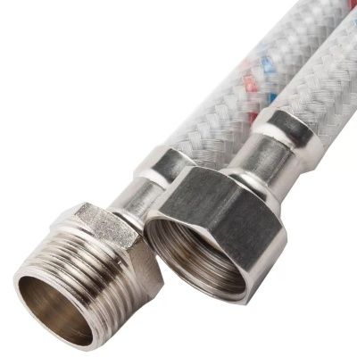  Гибкая подводка для воды 1/2" вр/нр, 150 см  ELKA оплетка нейлон ПВХ купить в Воронеже