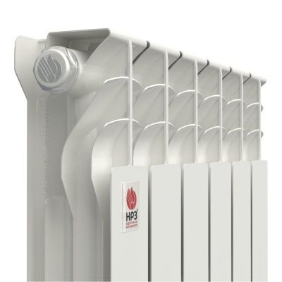  Радиатор алюминиевый НРЗ серия ЛЮКС 350/100 14 секций вес 0,8кг 121Вт купить в Воронеже