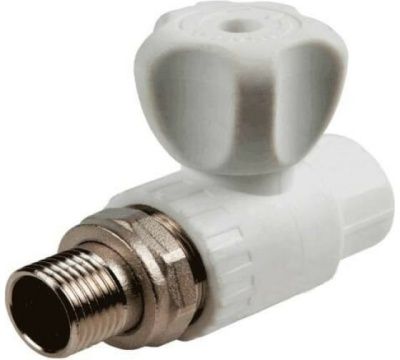  Кран шаровой ПП для подключения радиатора RTP 20-1/2" прямой купить в Воронеже