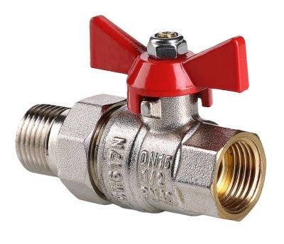  Кран шаровой полнопроходной с полусгоном VALTEC BASE 1 1/4'' рукоятка-бабочка, ВР-НР (4/36) купить в Воронеже