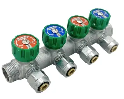 Коллектор для PEX трубы регулирующий 3/4х16х4 VIEIR (1/30) купить в ...