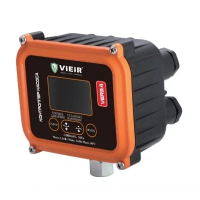 Блок контроля давления VIEIR, VER3.4, с накидной гайкой 1/4" (20/1шт)