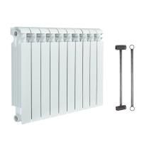 Радиатор биметаллический SAS B-500/100  6 секций 1,78кг 192Вт