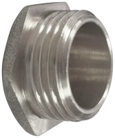 Заглушка в трубу VALFEX 1 1/2" нр никель (10/60)