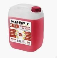 Теплоноситель KRAFT 65, 20кг красный этиленгликоль
