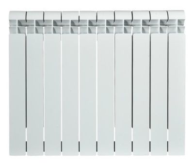 Радиатор биметаллический SAS B-500/100 14 секций 1,78кг 192Вт купить в Воронеже