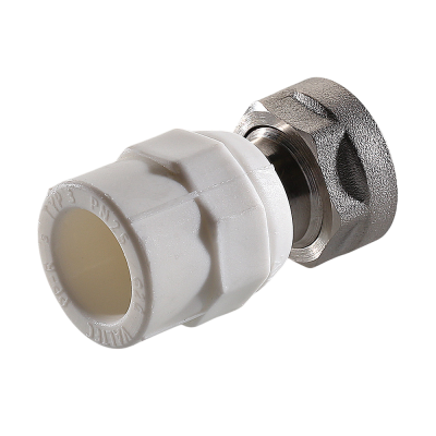  Соединитель PPR VALTEC с накидной гайкой 20 х евроконус (10/170) купить в Воронеже