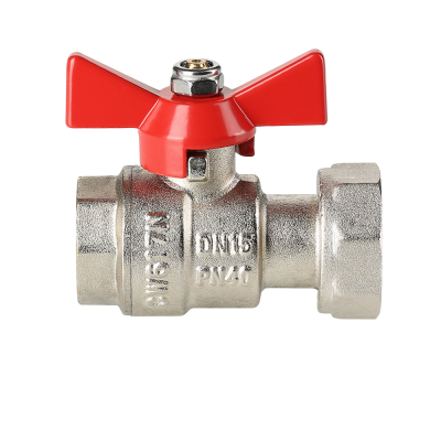  Кран шаровой полнопроходной  с накидной гайкой VALTEC BASE 3/4''x1'' рукоятка-бабочка,  ВР-ВР (12/72) купить в Воронеже